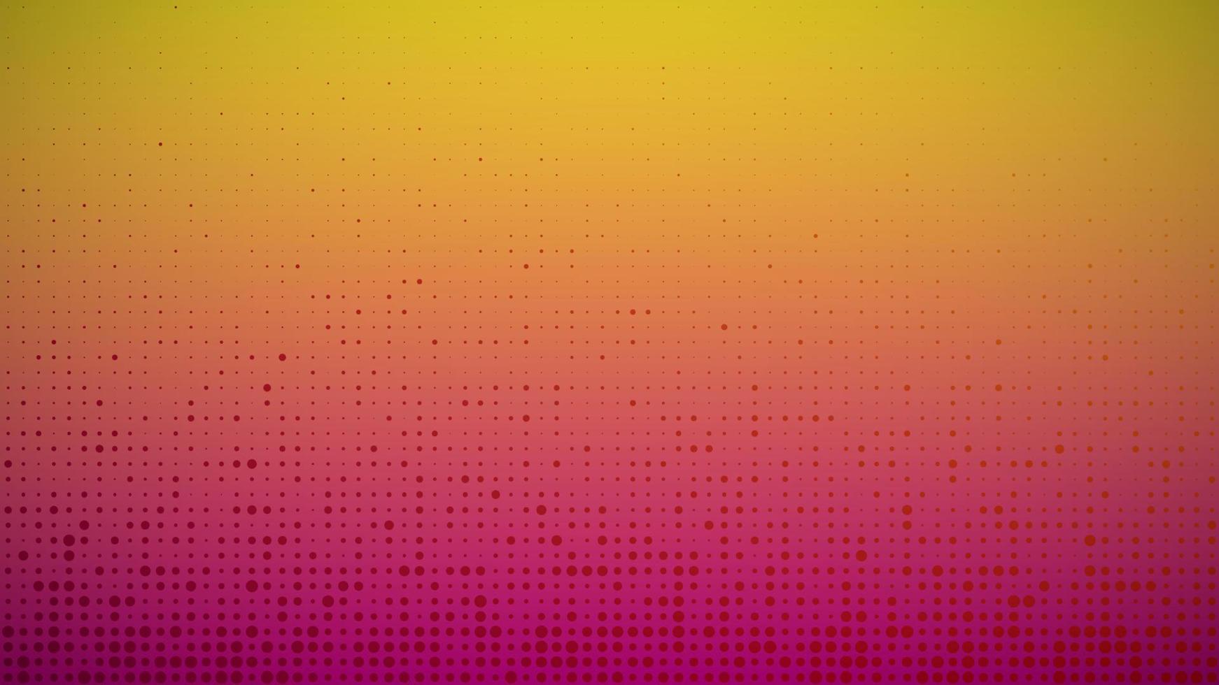 Abstract geometric gradient circles background. Orange dot background with empty space. Vector illustration.