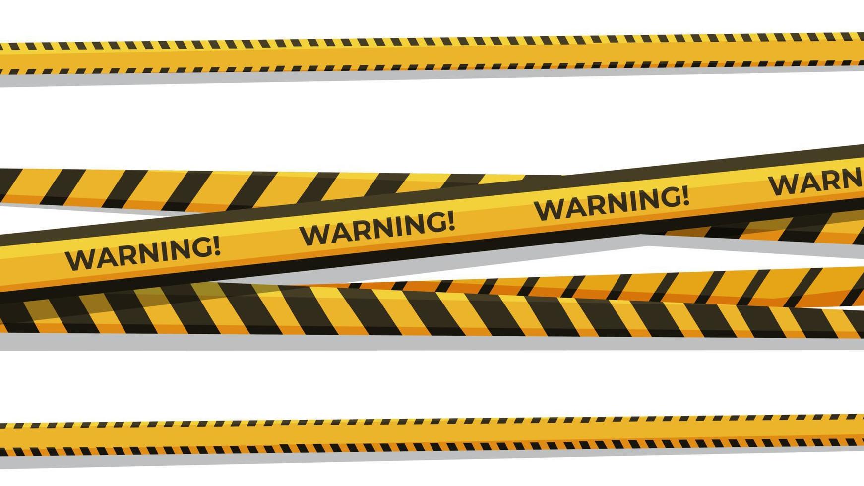 Vector illustration of bright ribbons for fencing.