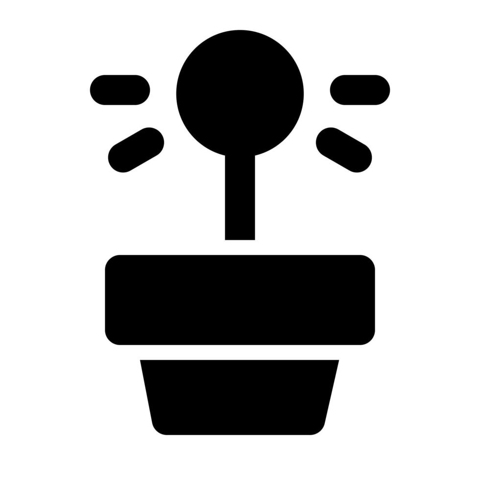 springtime solid icon style elements vector