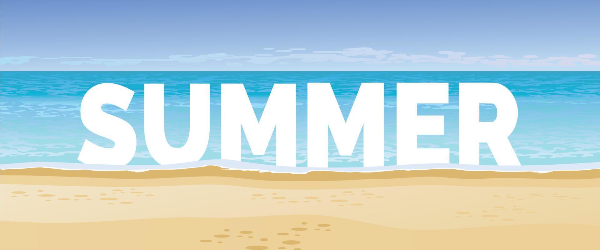Summer Beach vector eps art