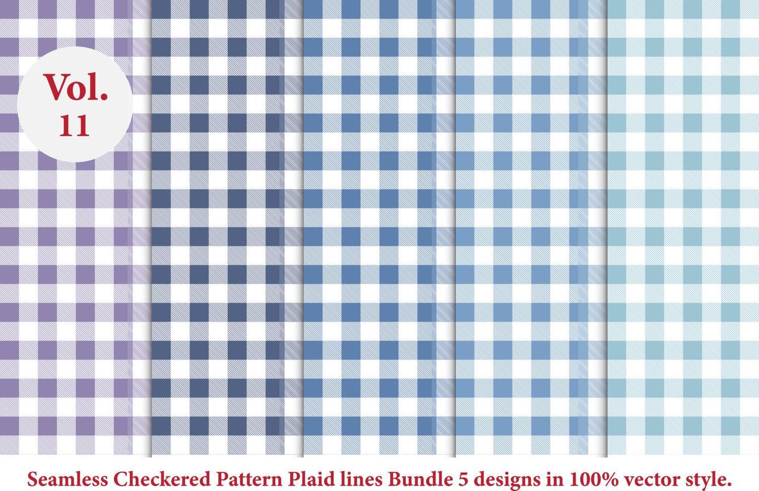 Plaid lines Pattern checkered vector