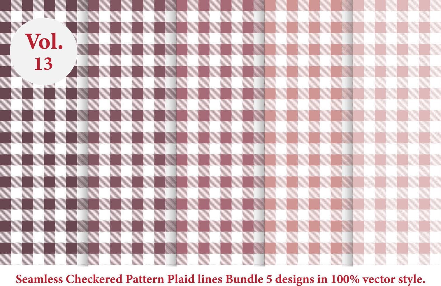 Plaid lines Pattern checkered vector