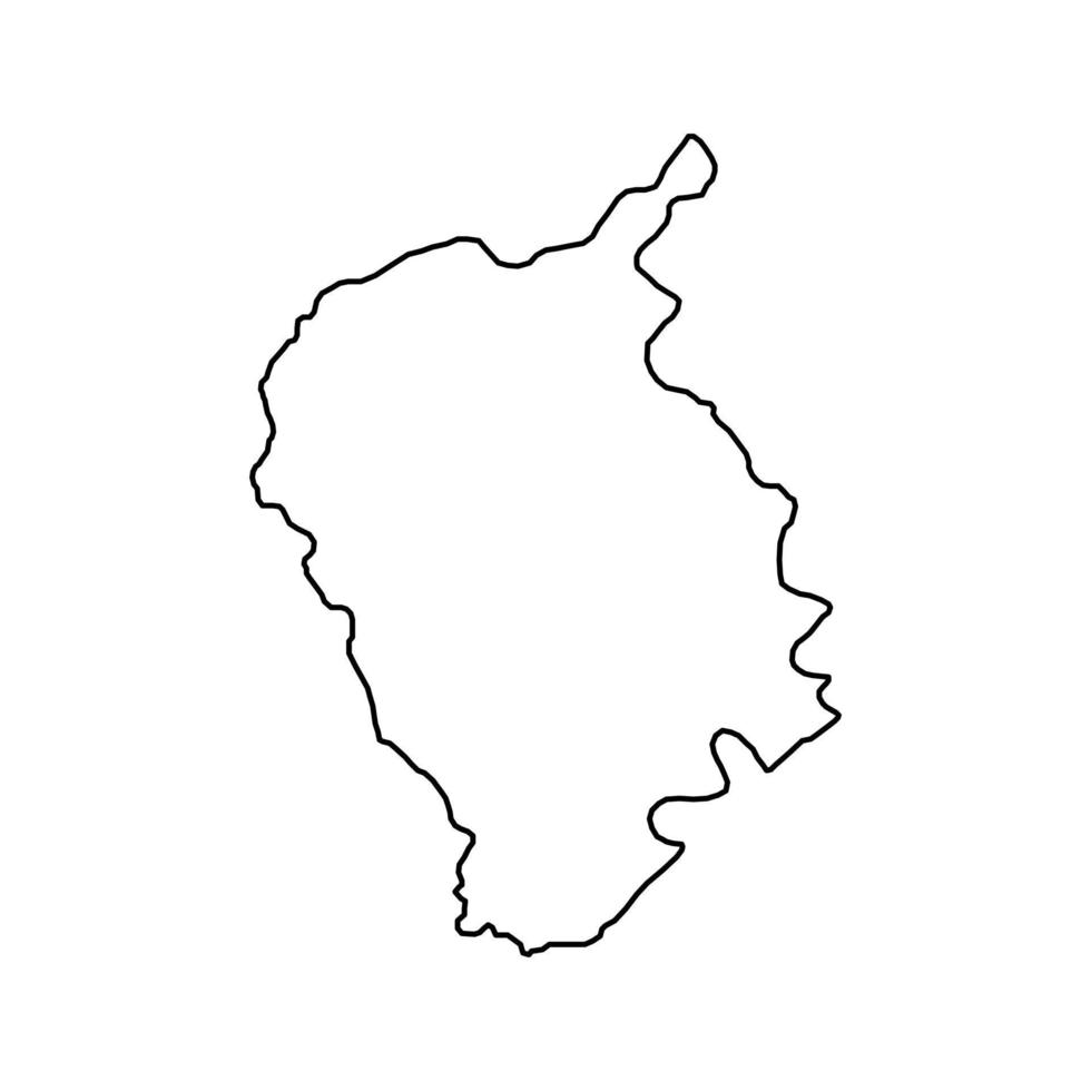 bratislava mapa, región de Eslovaquia. vector ilustración.