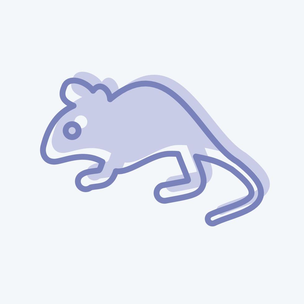 Icon Mouse. related to Domestic Animals symbol. simple design editable. simple illustration vector