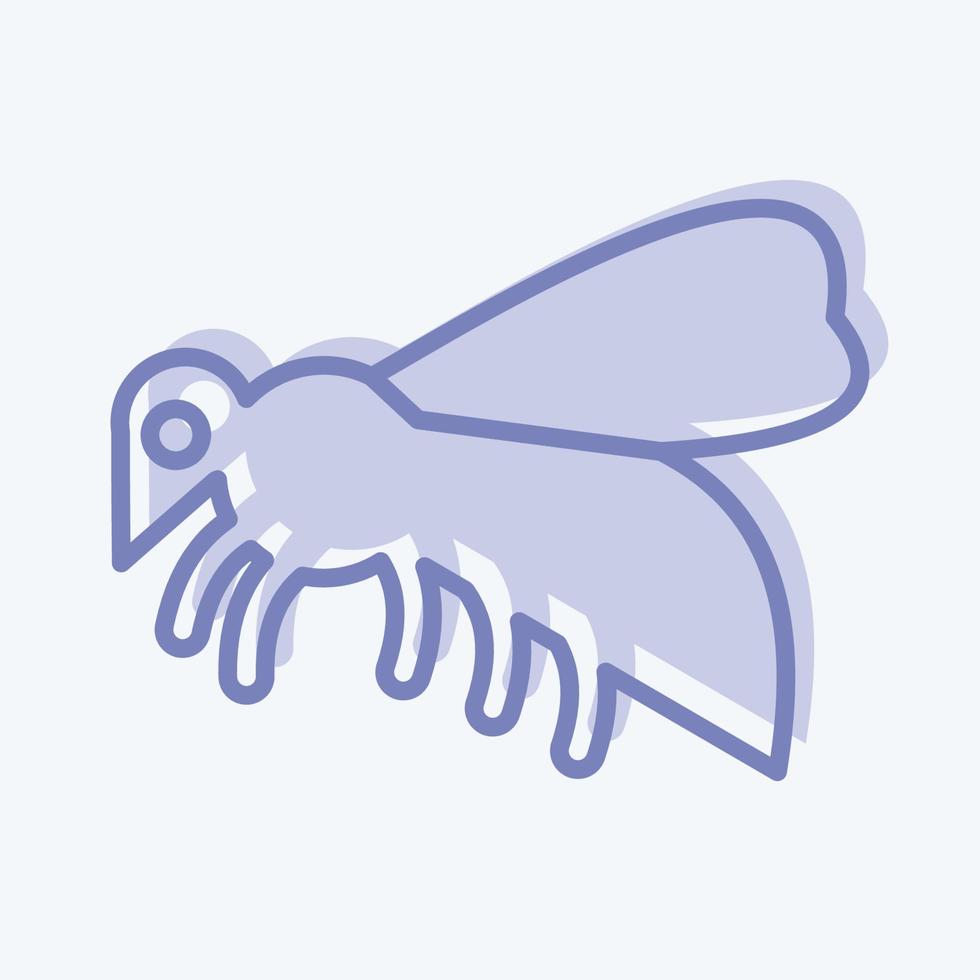 Icon Bee. related to Domestic Animals symbol. simple design editable. simple illustration vector