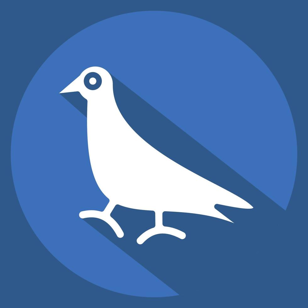 icono paloma. relacionado a Doméstico animales símbolo. sencillo diseño editable. sencillo ilustración vector