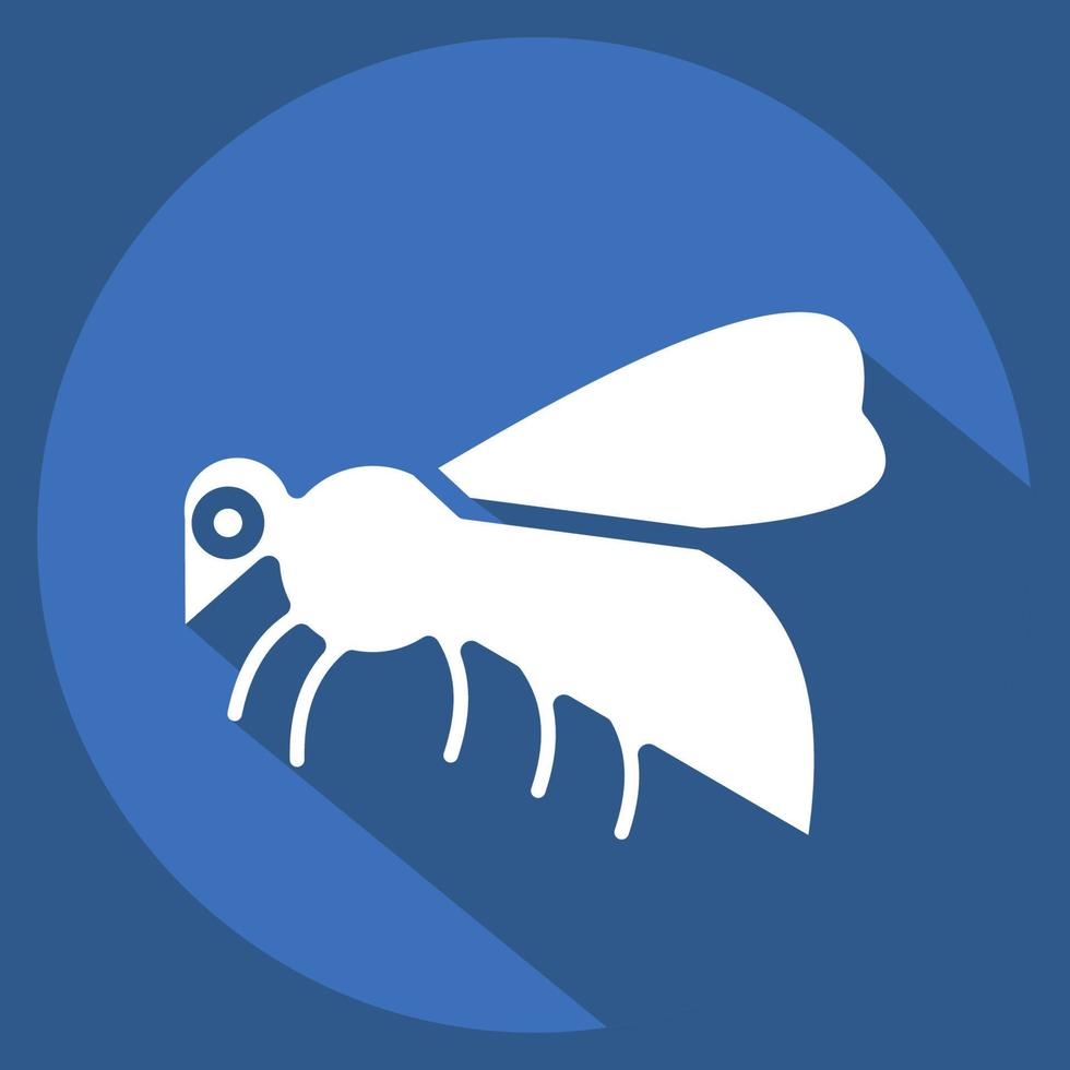 icono abeja. relacionado a Doméstico animales símbolo. sencillo diseño editable. sencillo ilustración vector