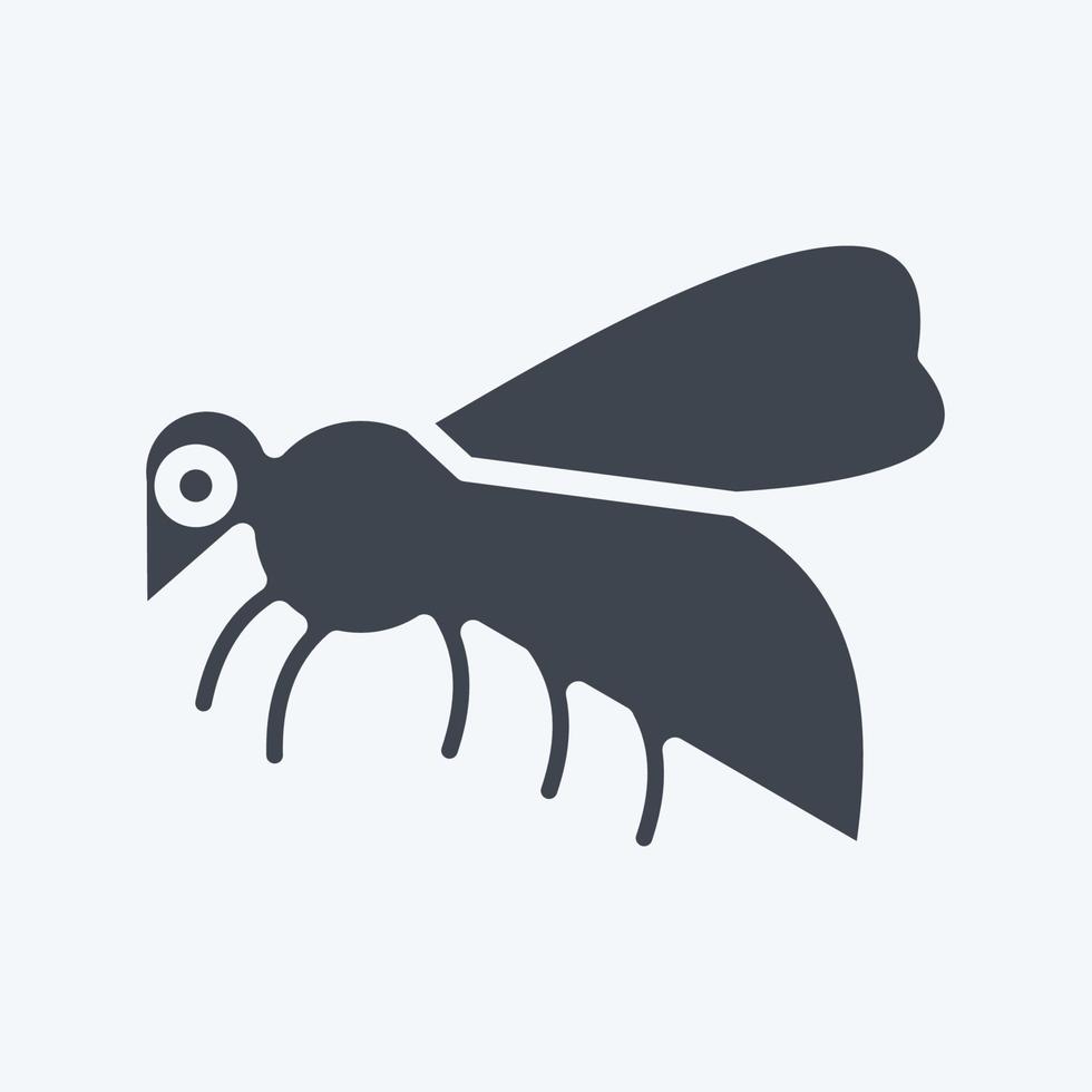 Icon Bee. related to Domestic Animals symbol. simple design editable. simple illustration vector