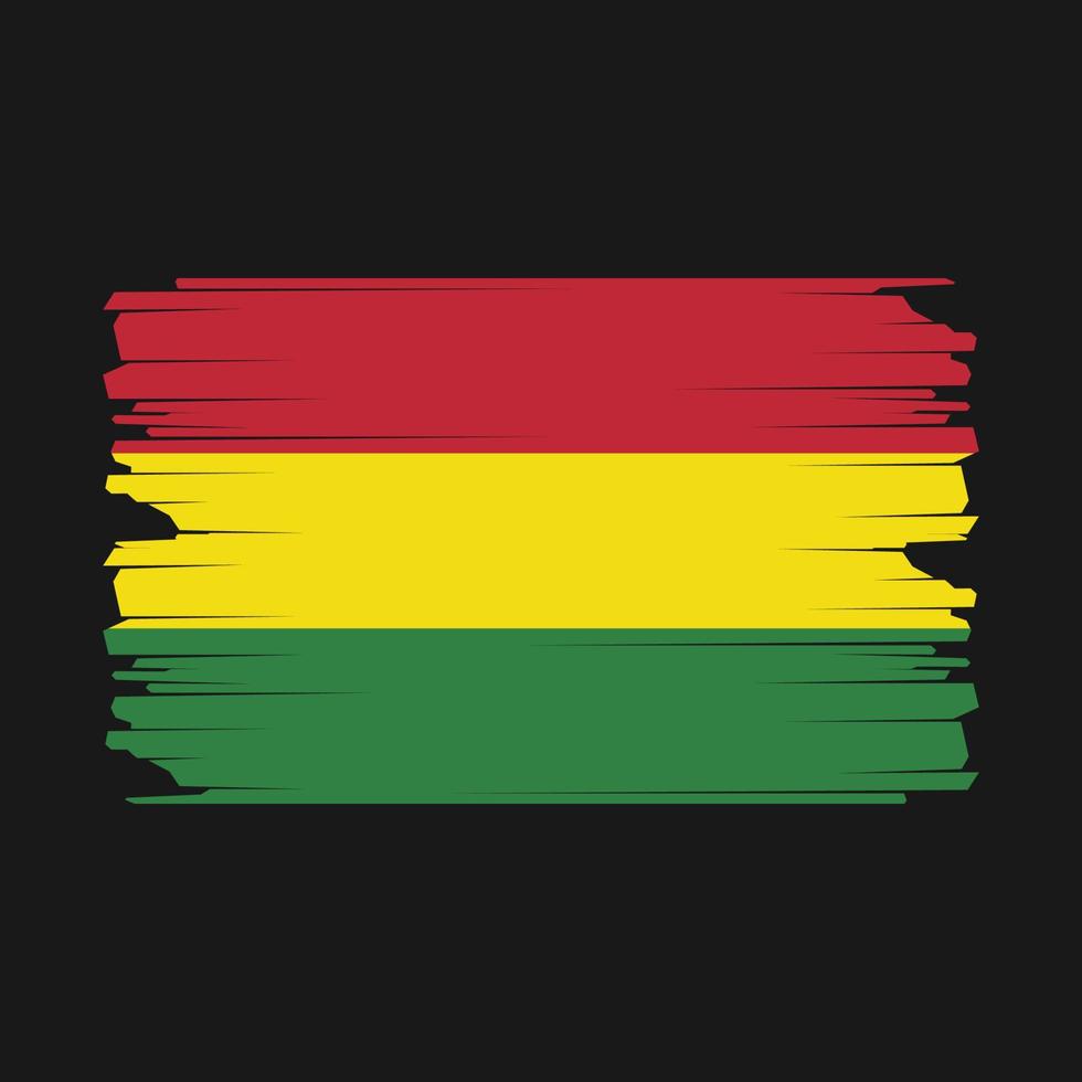 Bolivia Flag Illustration vector