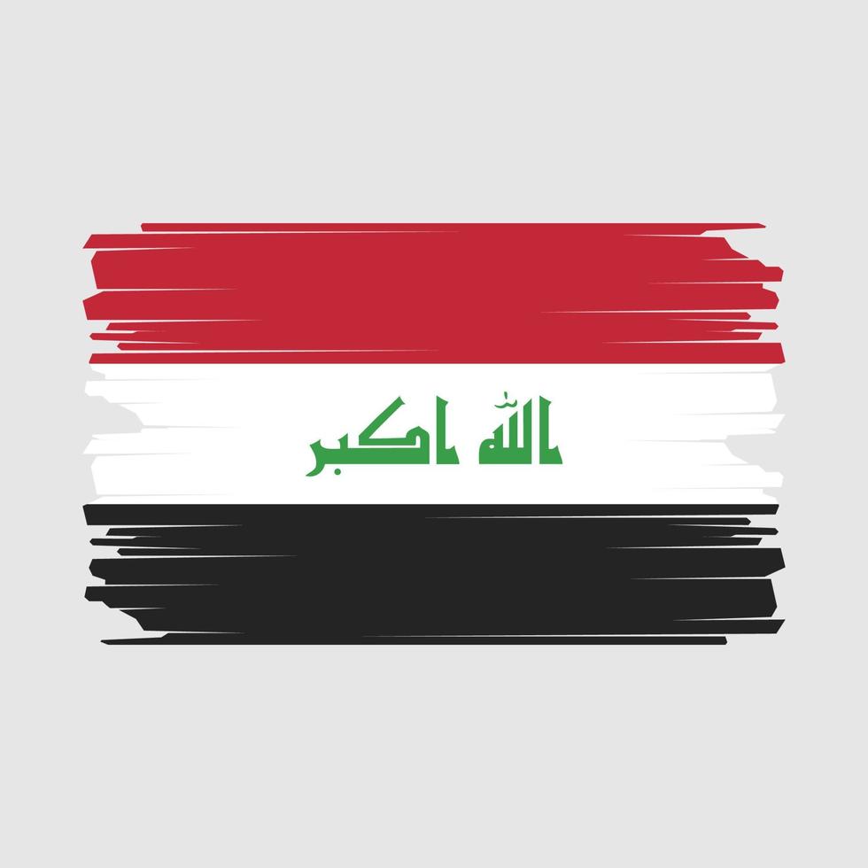 Iraq Flag Illustration vector