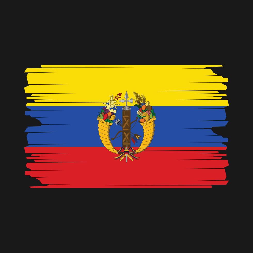 Colombia bandera ilustración vector