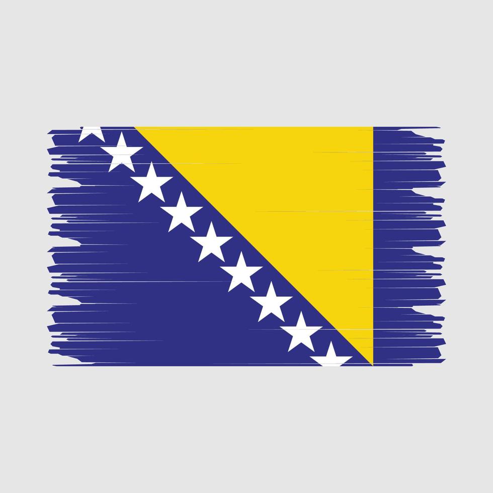 Bosnia Flag Illustration vector