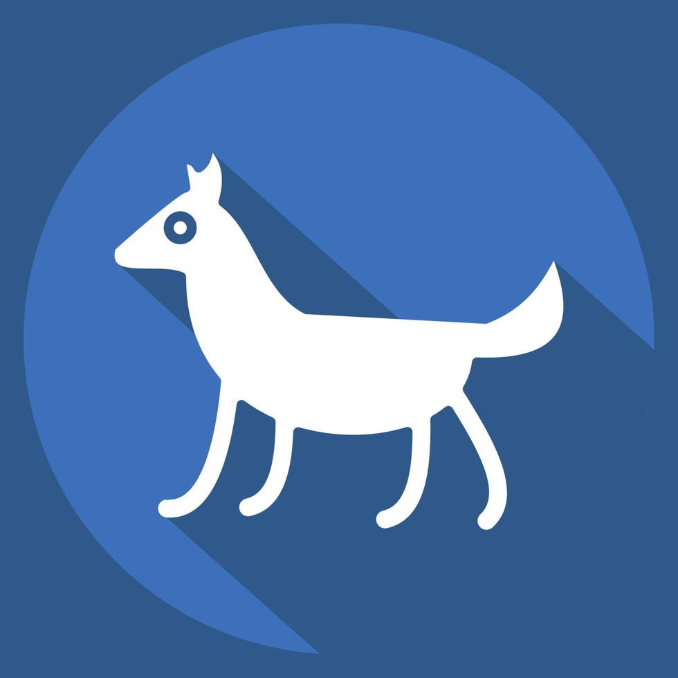 Icon Dog. related to Domestic Animals symbol. simple design editable. simple illustration vector