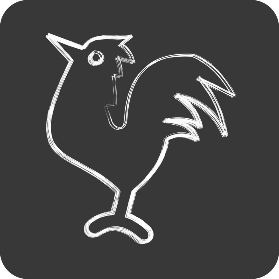 icono gallo. relacionado a Doméstico animales símbolo. sencillo diseño editable. sencillo ilustración vector