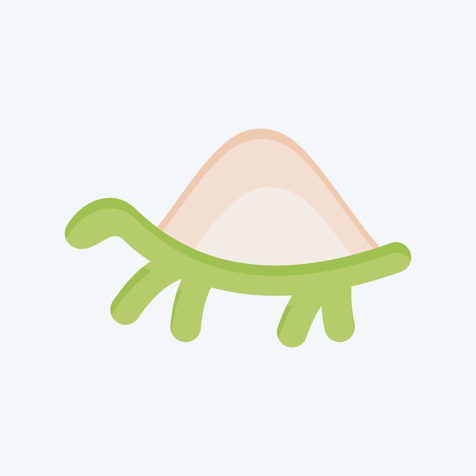 Icon Turtle. related to Domestic Animals symbol. simple design editable. simple illustration vector
