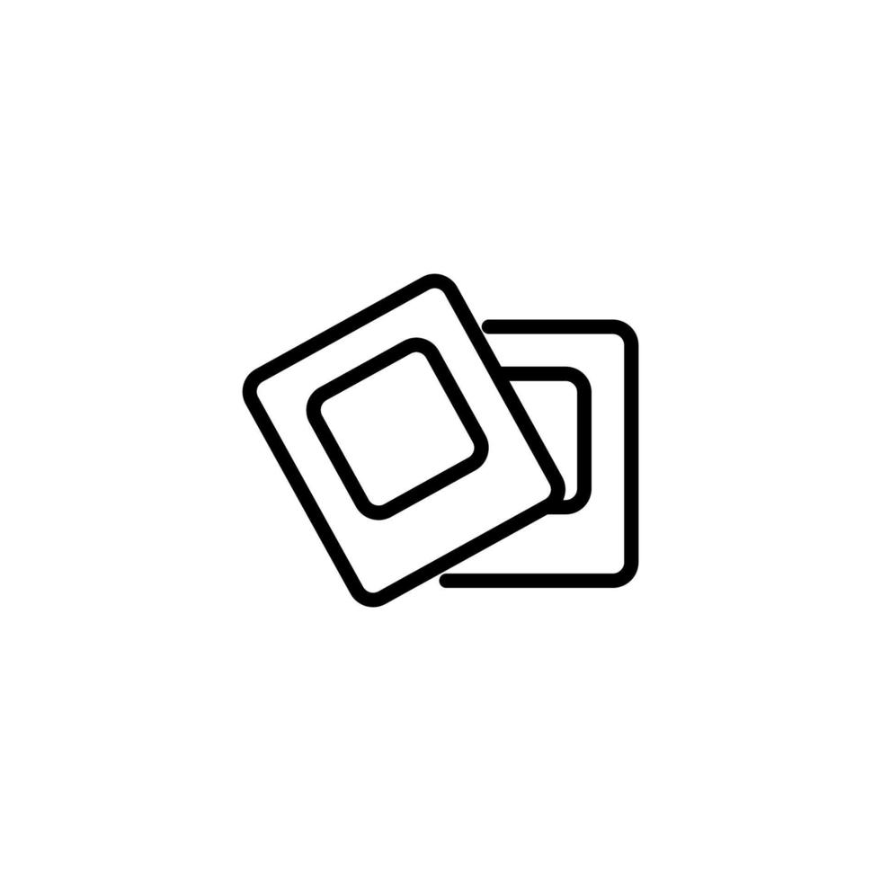 Pictures Isolated Line Icon. Editable stroke. It can be used for websites, stores, banners, fliers vector