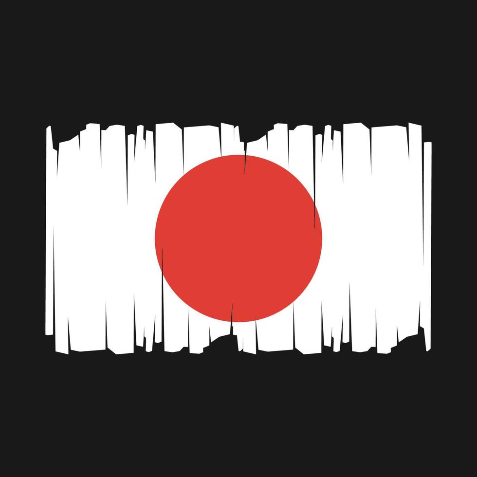 Japan Flag Vector Illustration