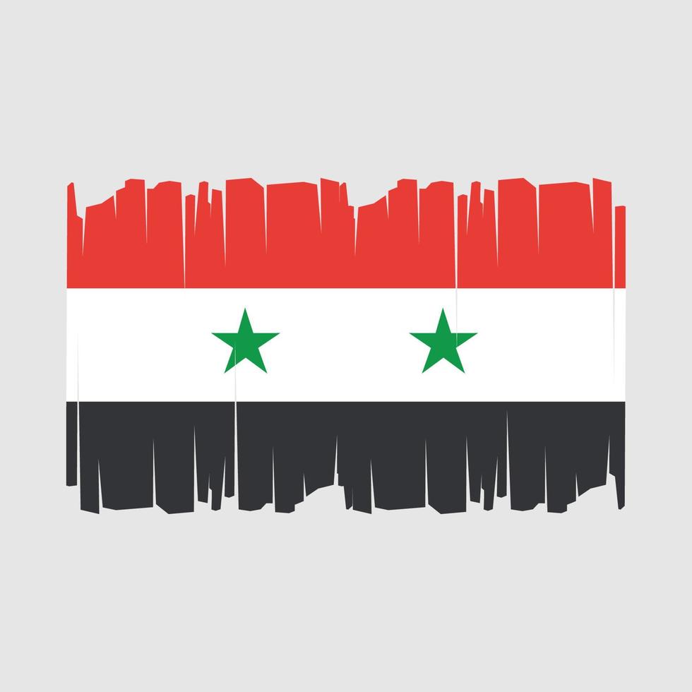 Syria Flag Vector Illustration