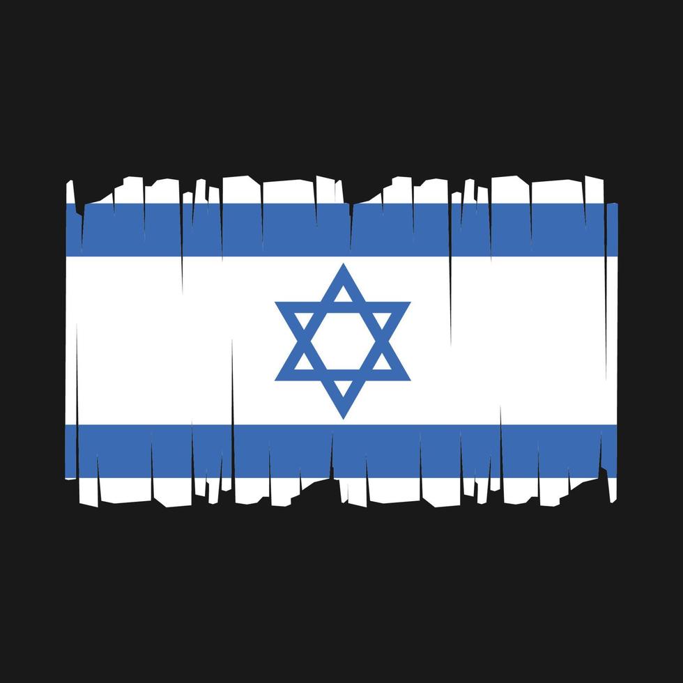 Israel Flag Vector Illustration