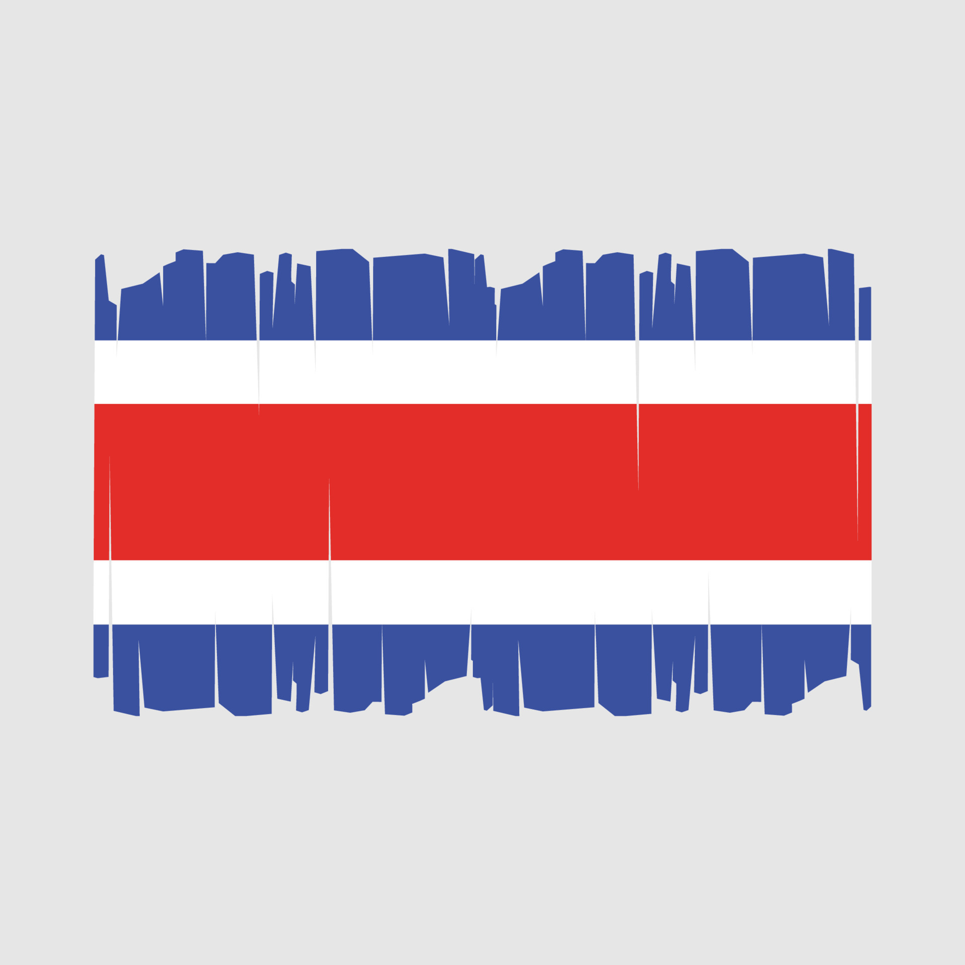 Costa Rica Flag Vector Illustration 21943981 Vector Art at Vecteezy
