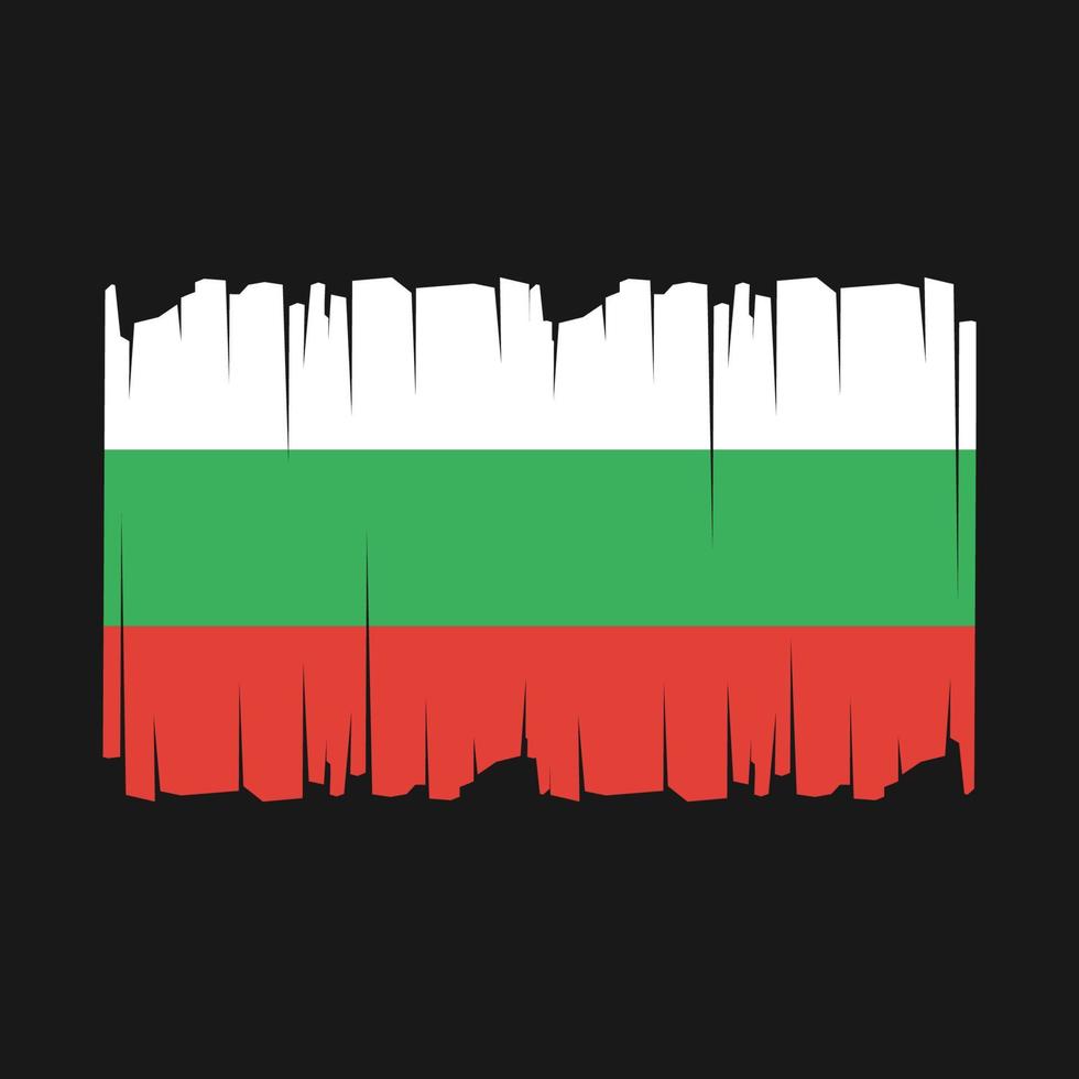 Bulgaria Flag Vector Illustration
