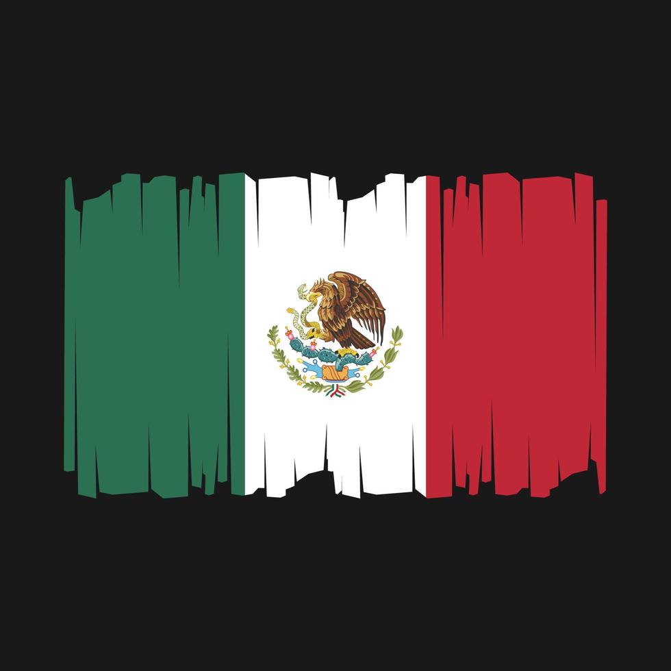 Mexico Flag Vector Illustration