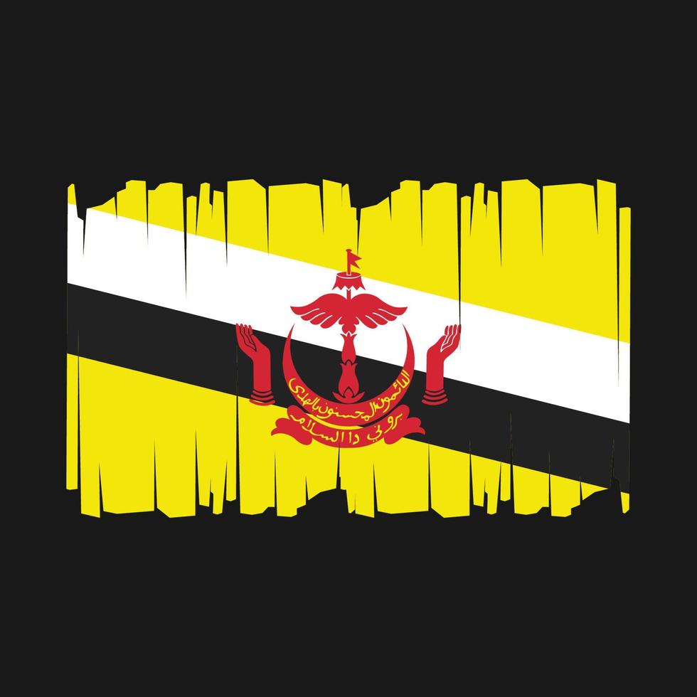 Brunei Flag Vector Illustration