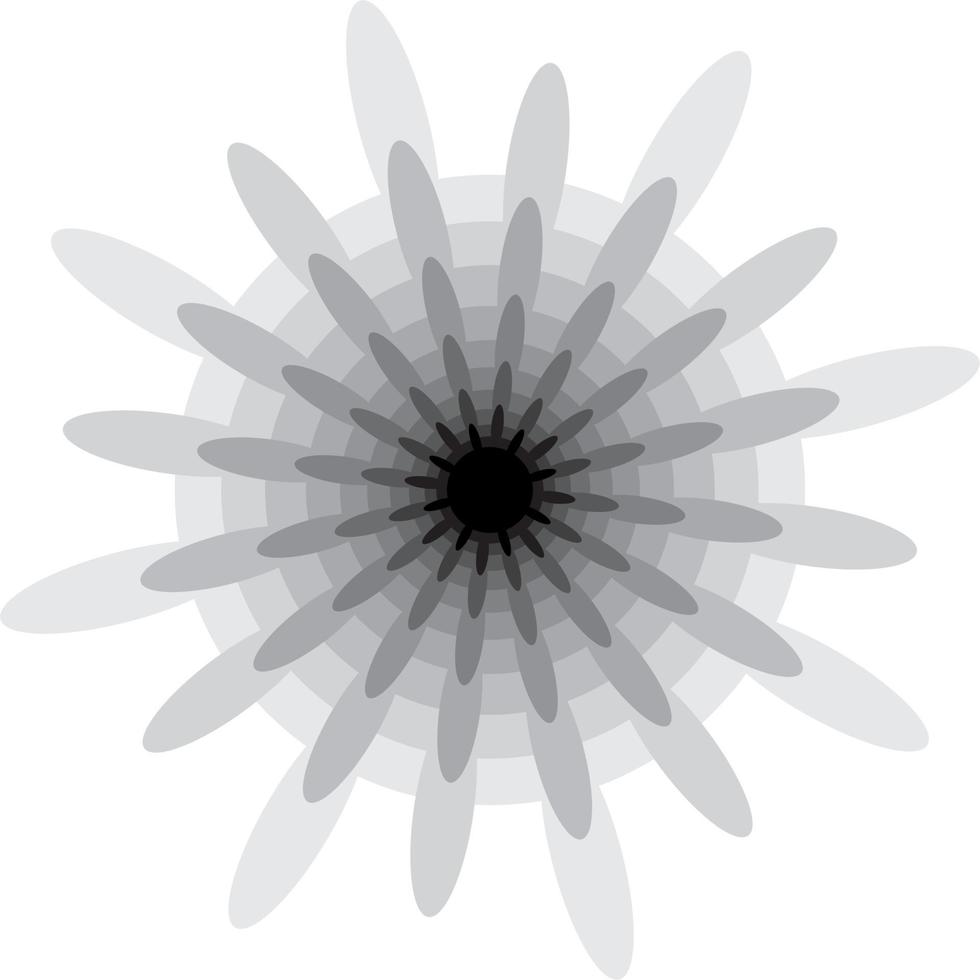 mandalas on monochrome vector