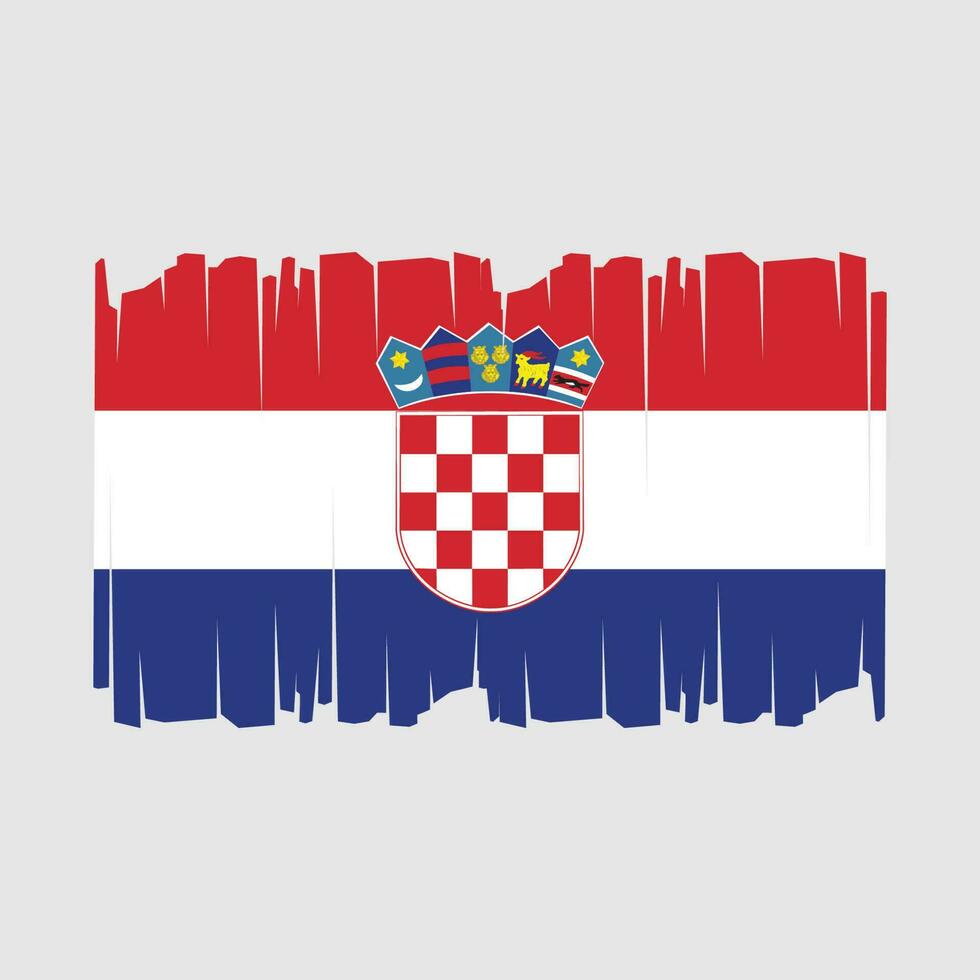 Croatia Flag Vector Illustration