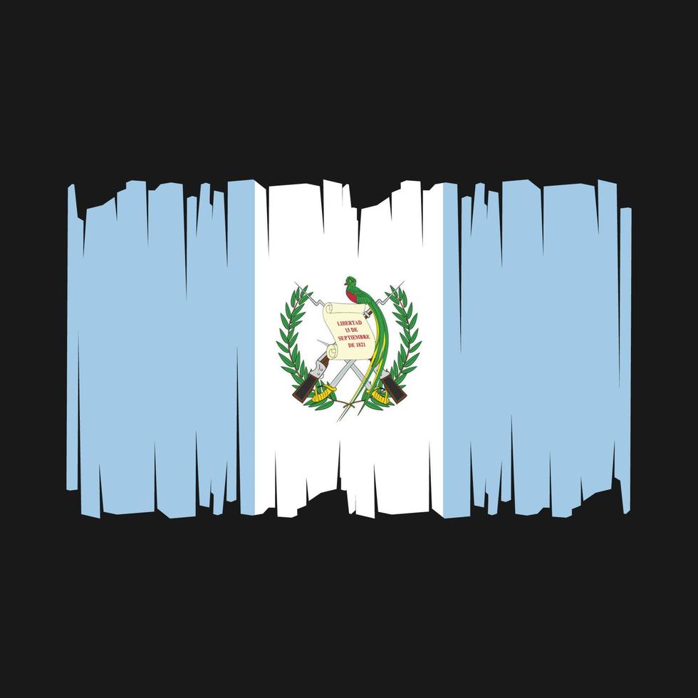 Guatemala bandera vector ilustración