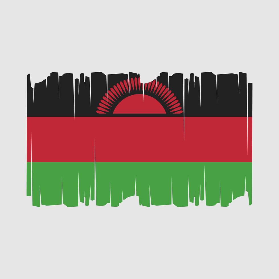 Malawi Flag Vector Illustration