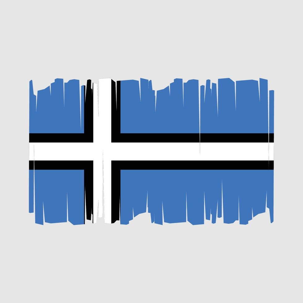 Estonia Flag Vector Illustration