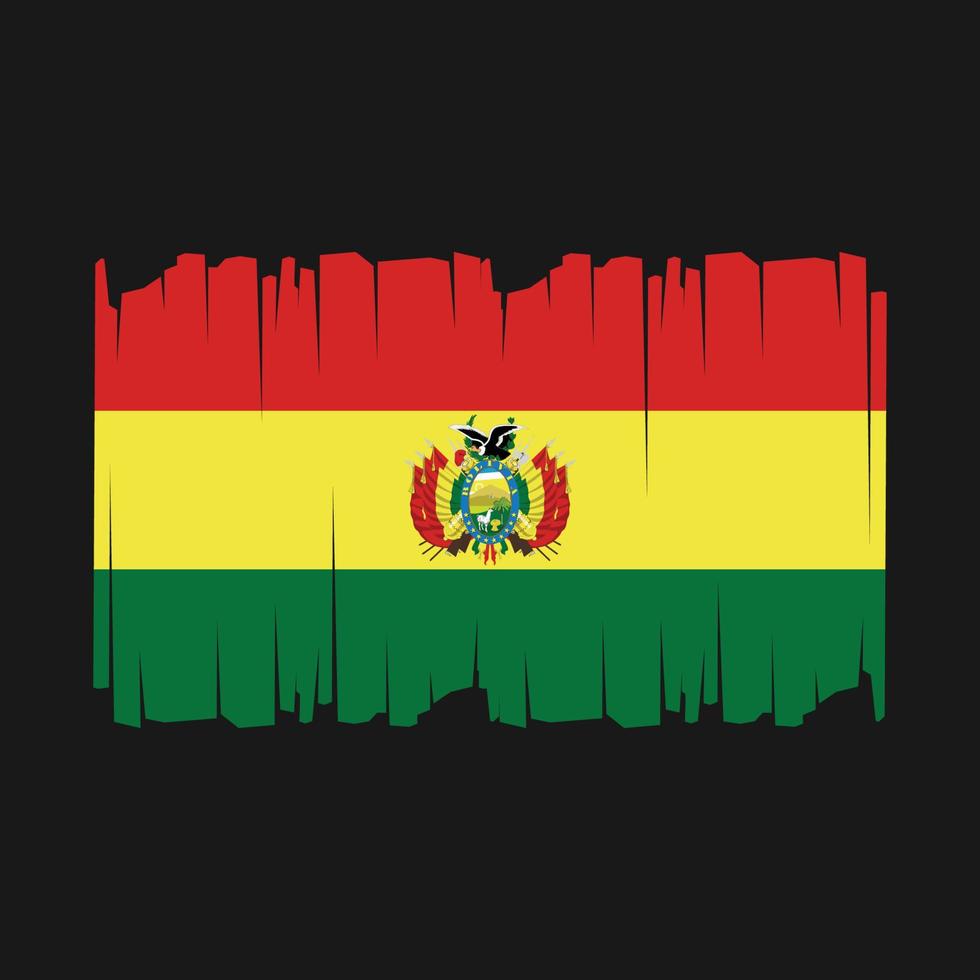 bolivia bandera vector ilustración