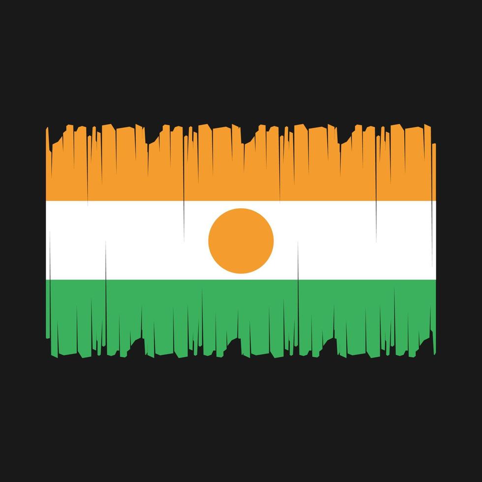 Niger Flag Vector Illustration