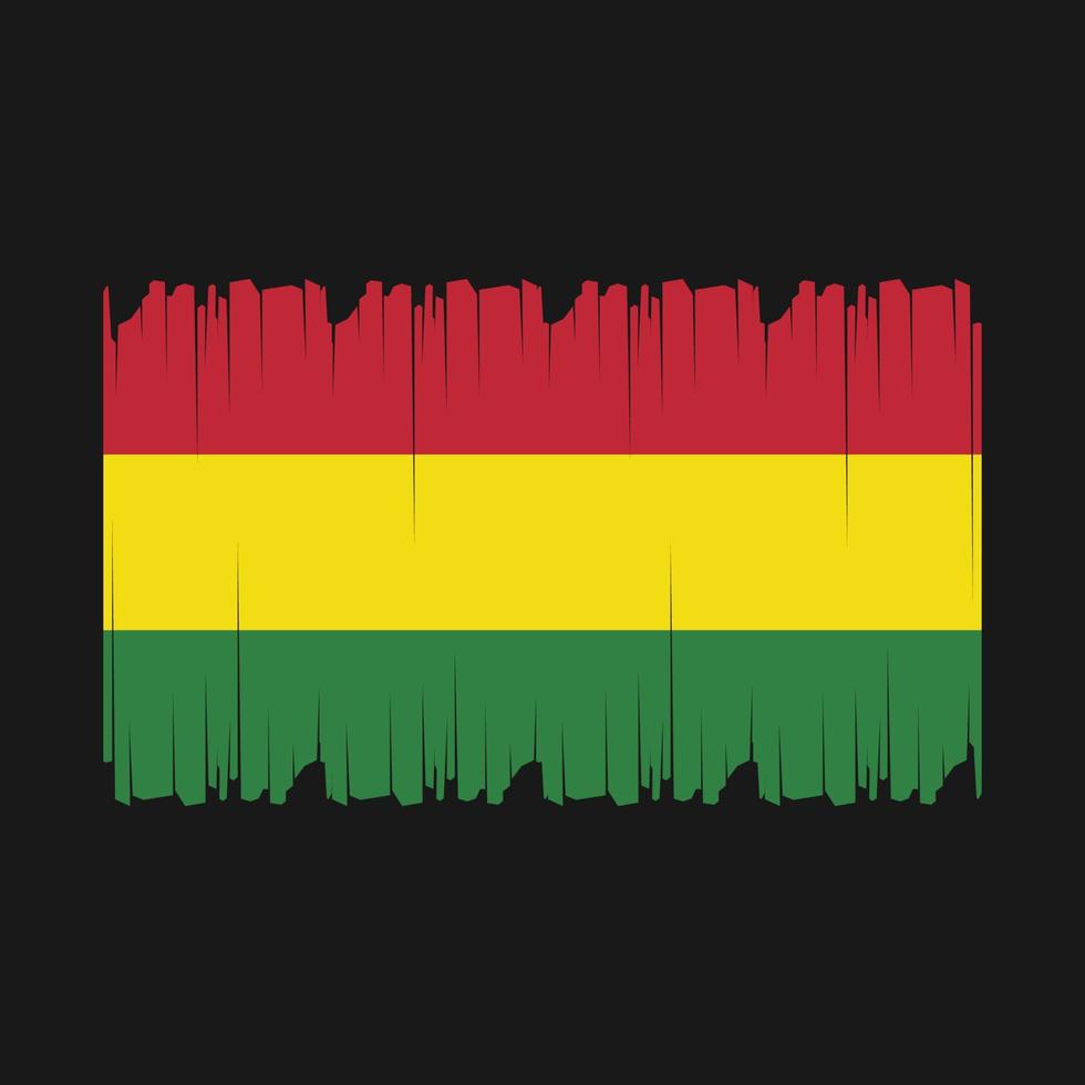 Bolivia Flag Vector Illustration
