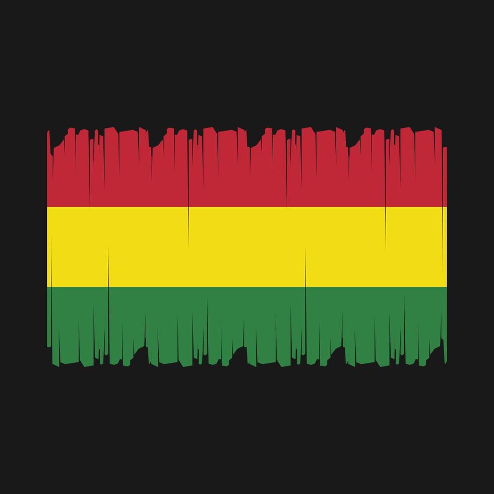 Bolivia Flag Vector Illustration