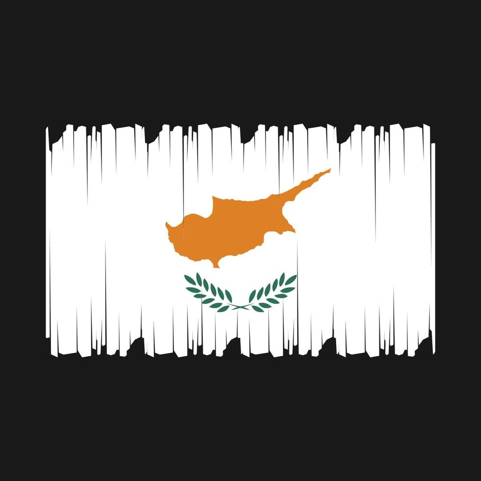 Cyprus Flag Vector Illustration