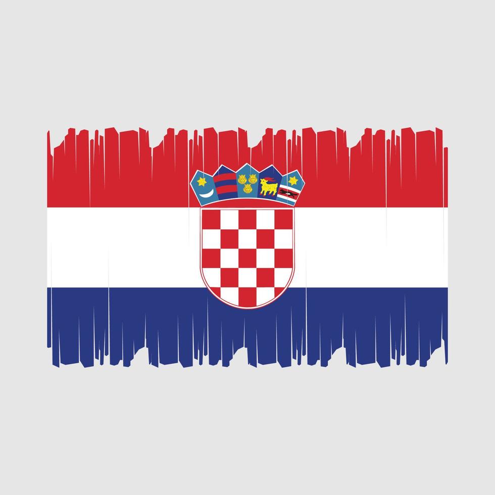 Croatia Flag Vector Illustration