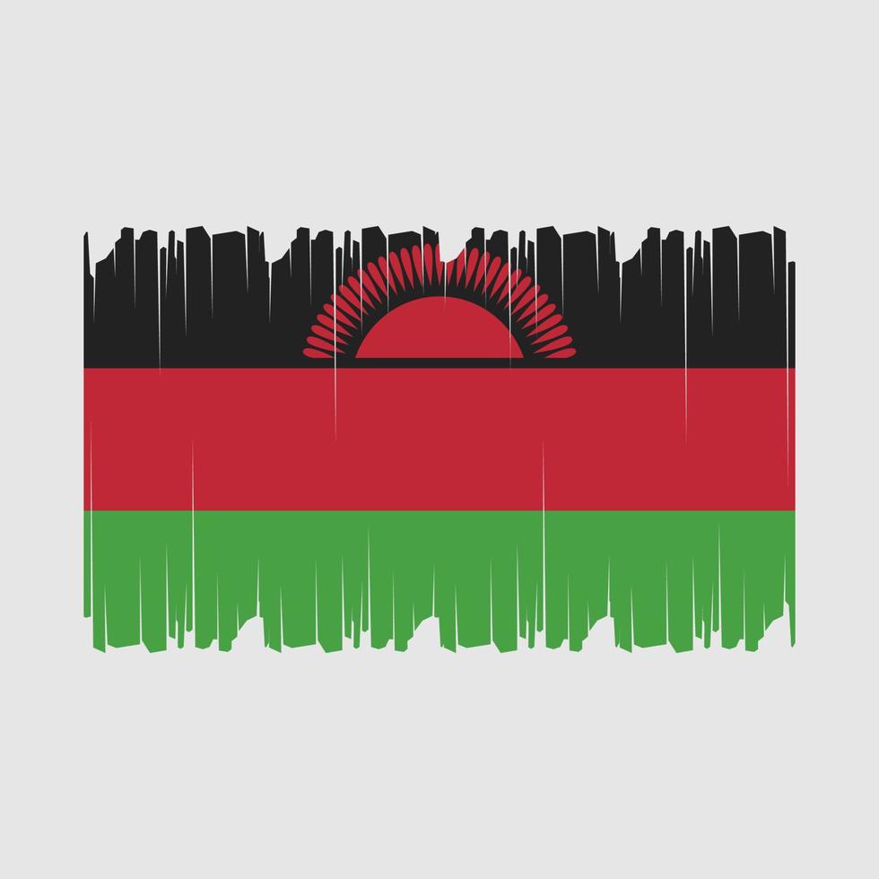 Malawi Flag Vector Illustration