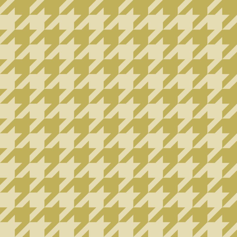 Seamless Yellow Houndstooth Pattern vector