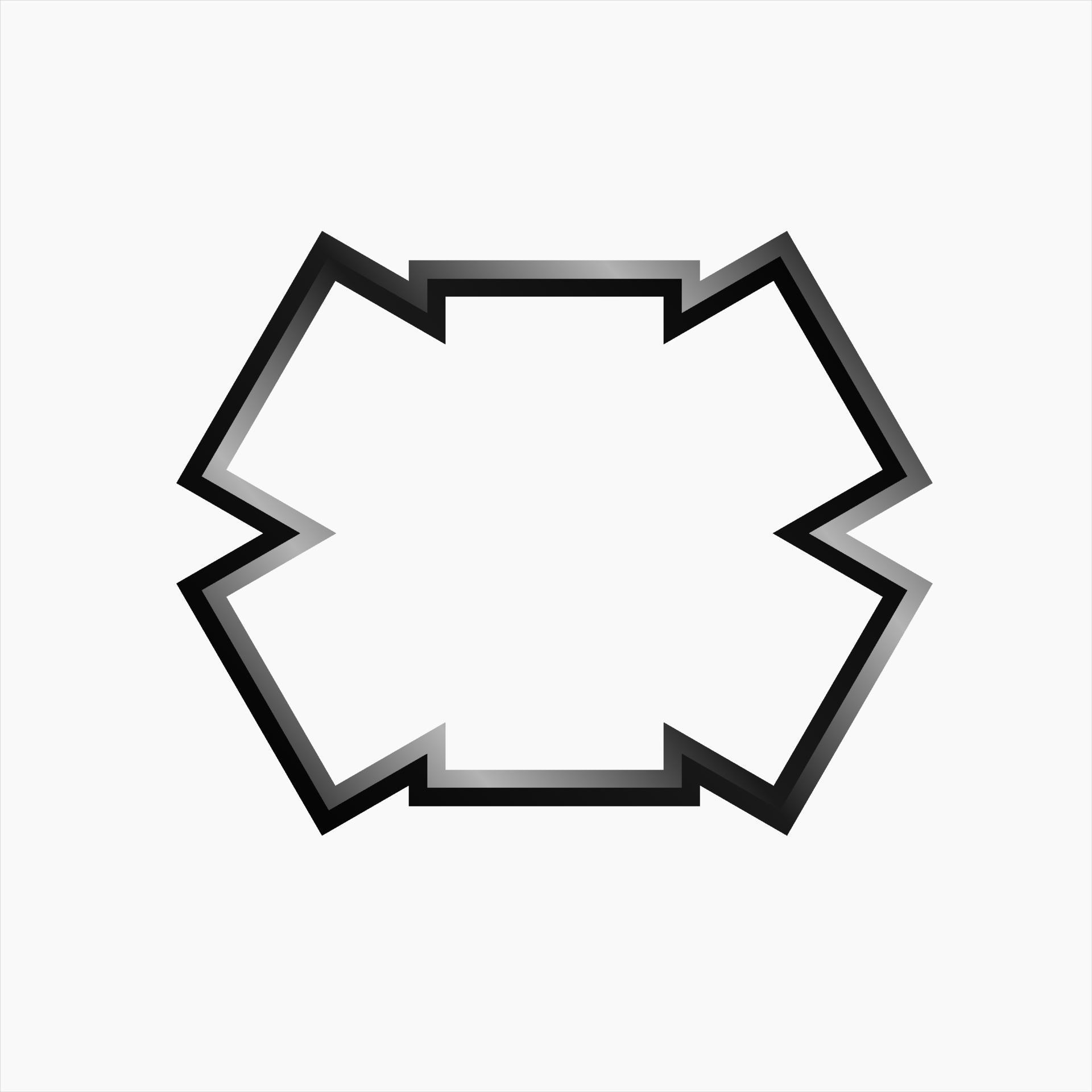 simple frame badge vector design. abstract emblem shape element icon