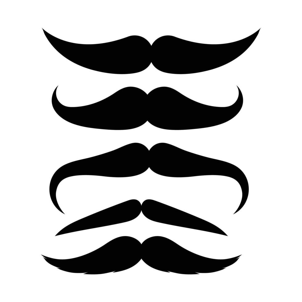 Bigote icono vektor vector