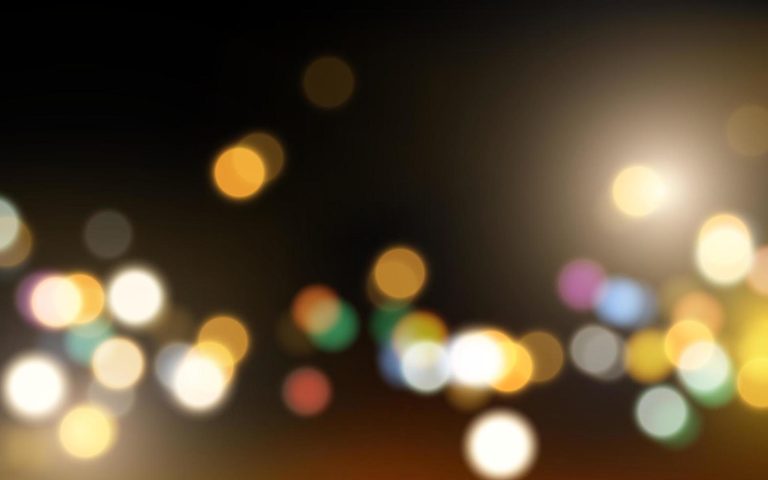 City lights at night bokeh soft light abstract background, Vector eps 10 illustration bokeh particles, Background decoration