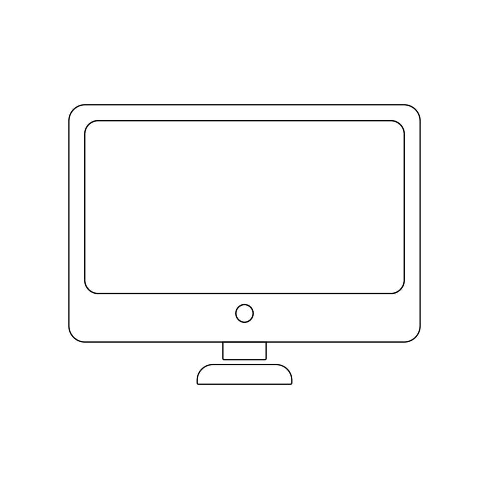 monitor icono vektor vector