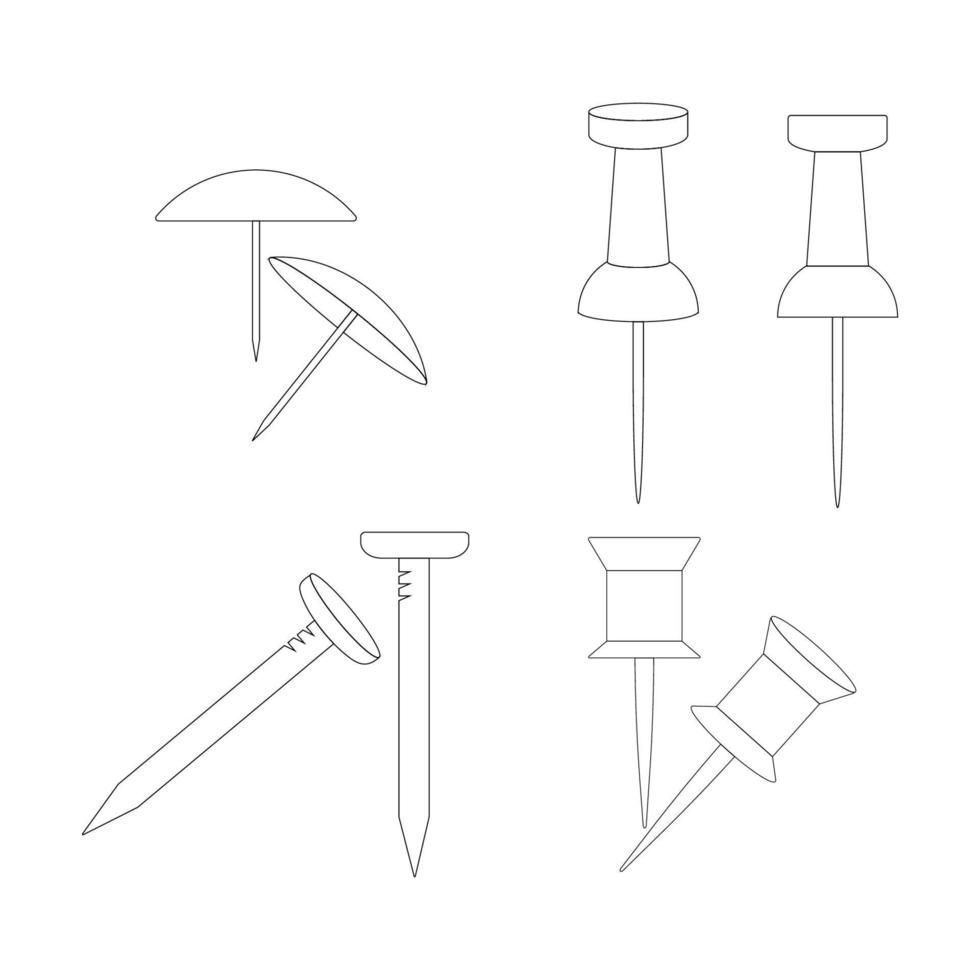 Nail icon vektor vector