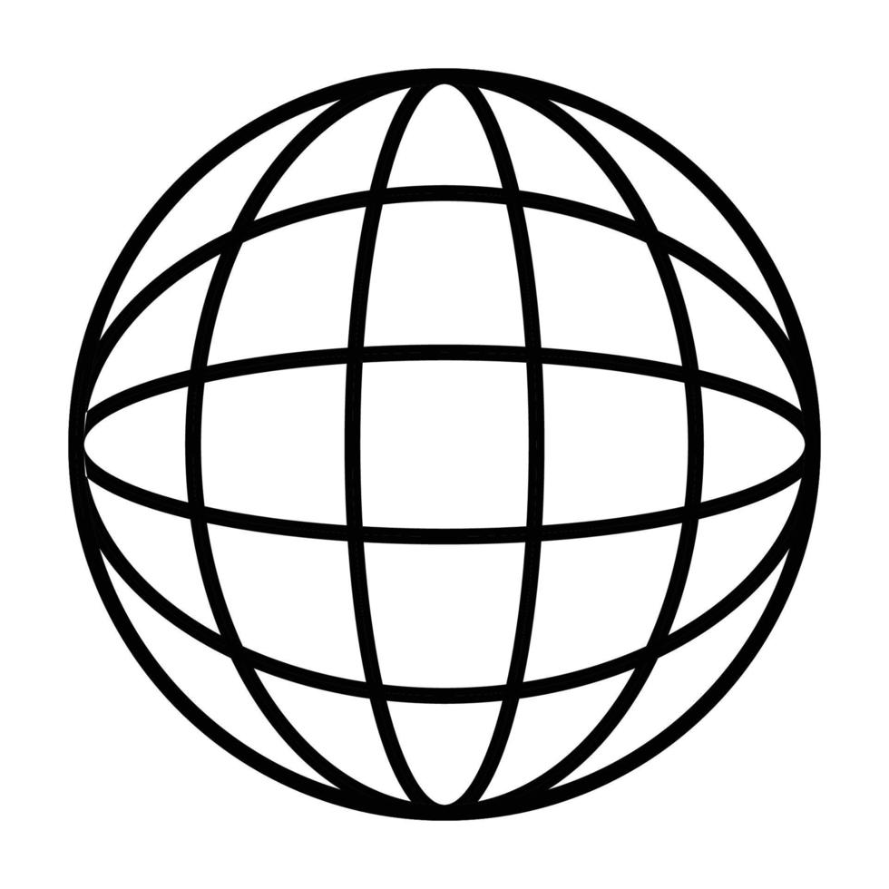 trendy globe logo,vector vector