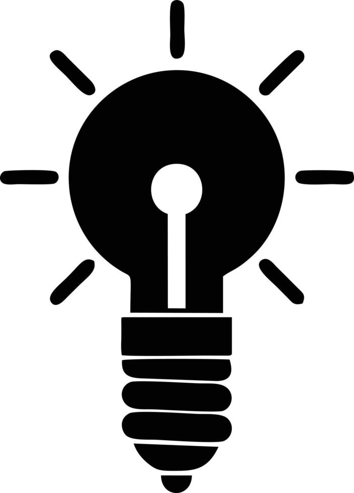 Idea solution icon symbol vector image. Illustration of the creative innovation concept design. EPS 10