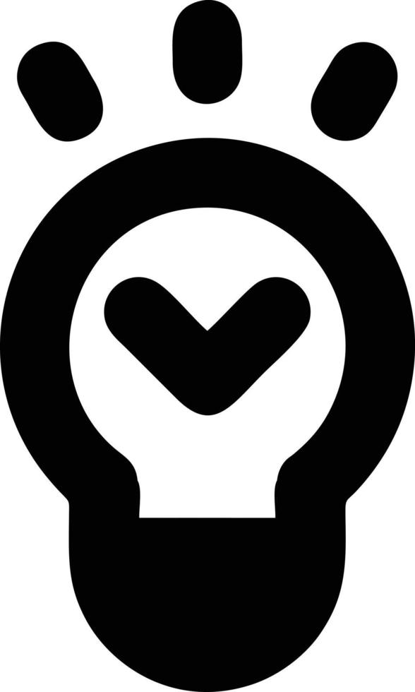 Idea solution icon symbol vector image. Illustration of the creative innovation concept design. EPS 10