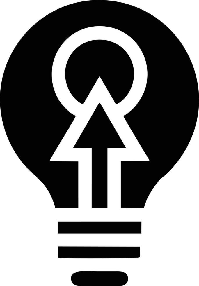 Idea solution icon symbol vector image. Illustration of the creative innovation concept design. EPS 10