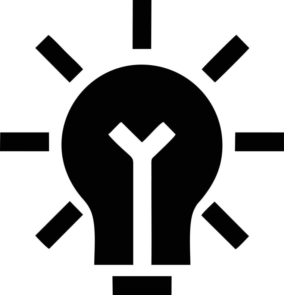 Idea solution icon symbol vector image. Illustration of the creative innovation concept design. EPS 10